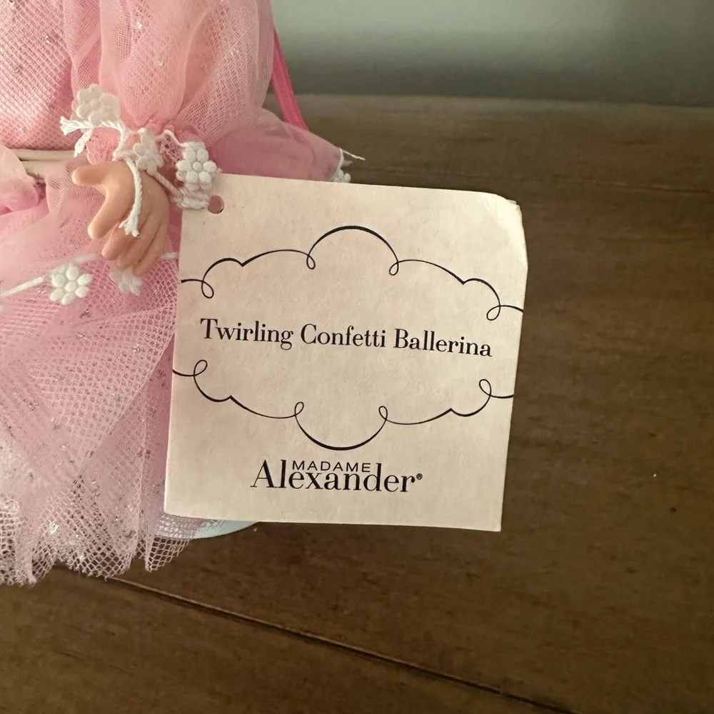 Vtg. Madame Alexander Twirling Confetti Ballerina Doll, 2008